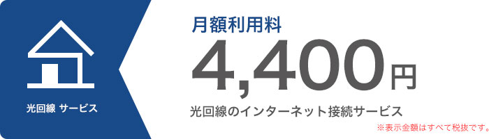 光回線のインターネット接続サービス