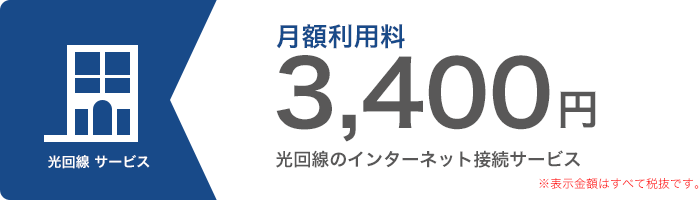 光回線のインターネット接続サービス