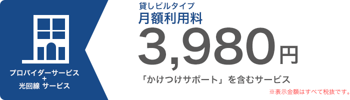 プロバイダーサービス+光回線サービス